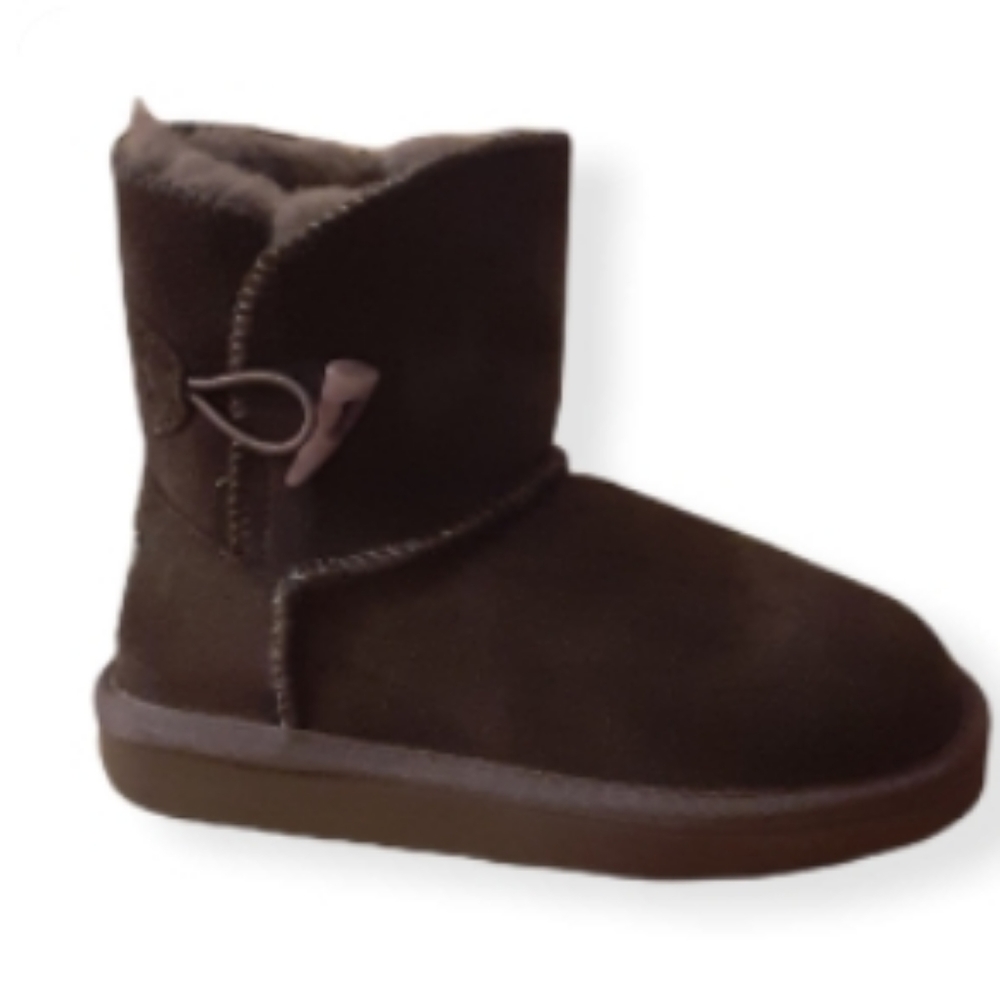 NWOB Aussie Merino Noosa Kids Gray Suede Boots